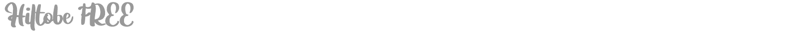 Hiltobe font preview